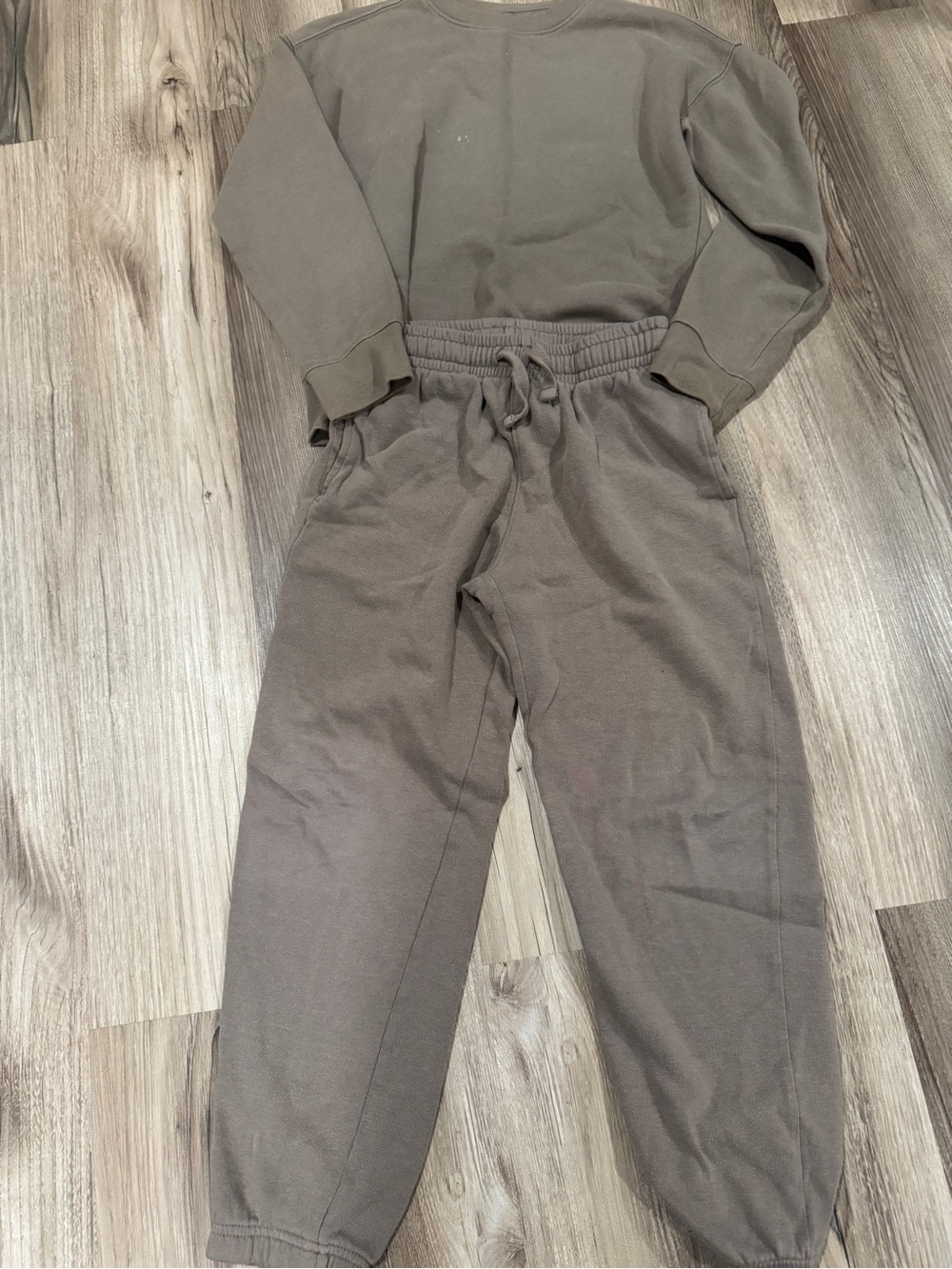 Athletic Works Brown Drawstring Jogger Pants for Kids